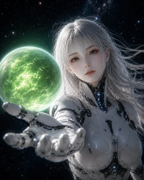 Cinematic Sci-Fi Android Portrait