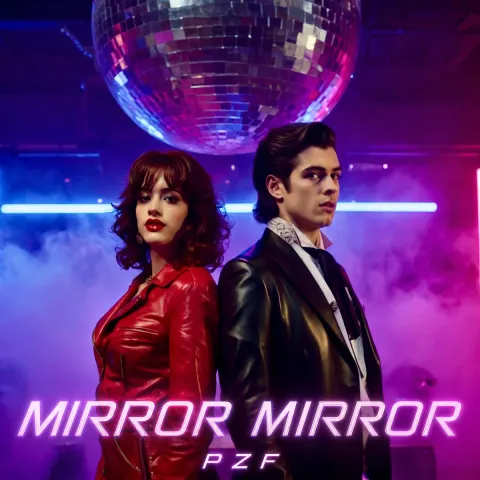 Synthwave Retro Album Cover