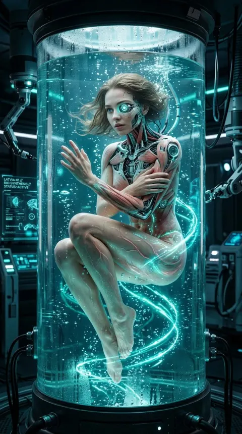 Synthetic Being in Cryo Pod