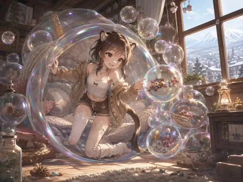 Weasel Soap Bubble Dream Tribe
