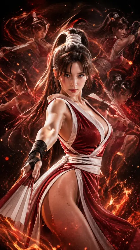 Anime Battle Pose Poster