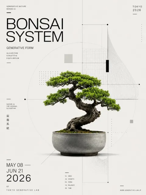 Bonsai System Generative Exhibition