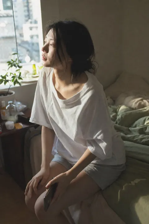Morning Bedroom Candid Moment