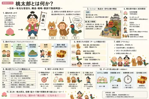 Momotaro Explanatory Slide Design