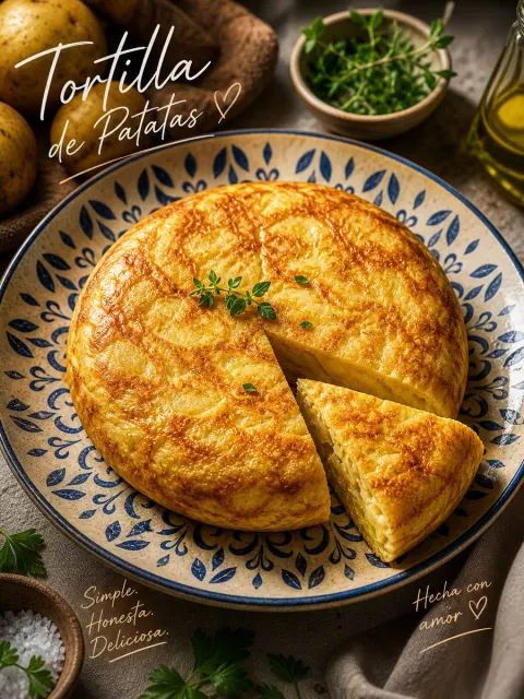 Spanish Potato Omelette Poster