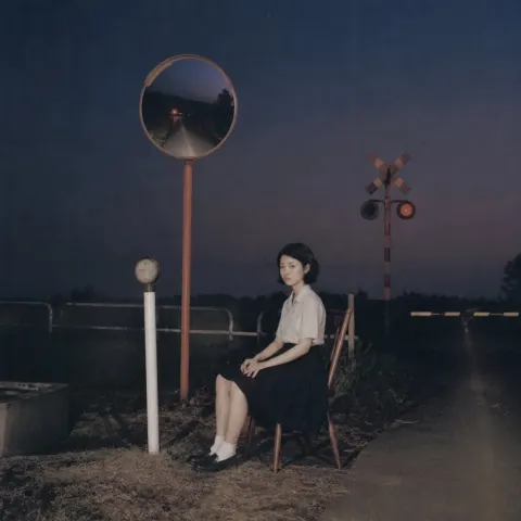 Lonely Railway Girl Night Vigil