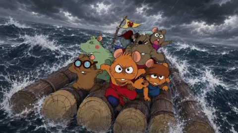 Fierce Mice Raft Adventure