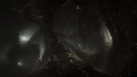 Dark Sci-Fi Alien Megastructure