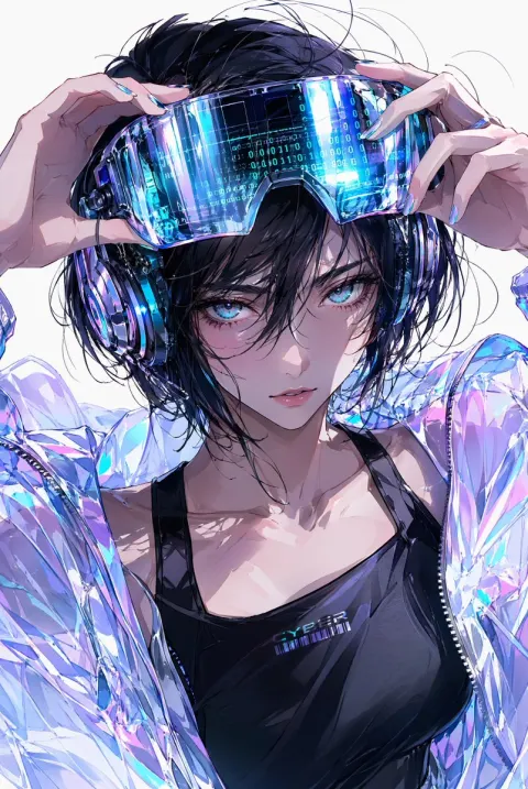 Cyberpunk Anime AR Portrait
