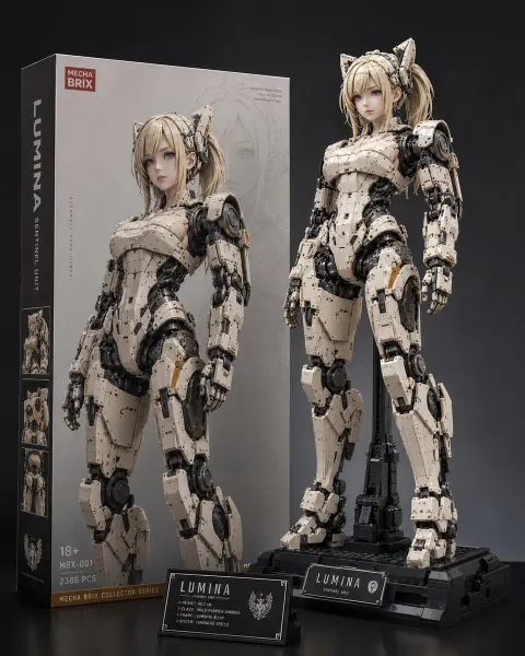 Mecha Brix LUMINA Collector Figure