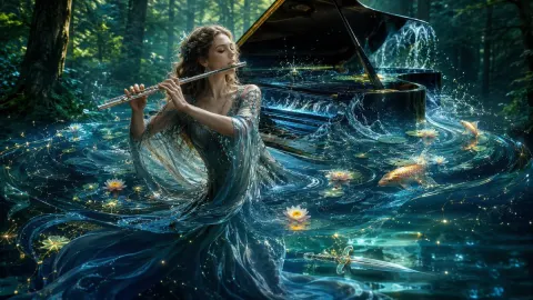 Undine's Moonlit Flute Lament