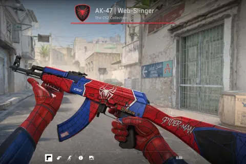 Spider-Man CS2 AK-47 Skin