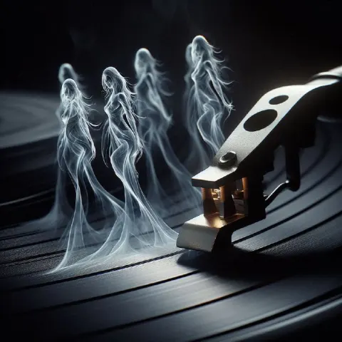 Macro Turntable Needle With Smoke Dancers Rising
