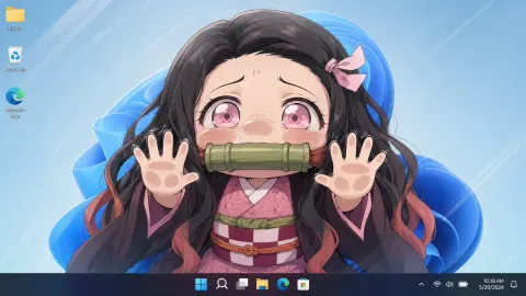 Nezuko Cute Desktop Wallpaper