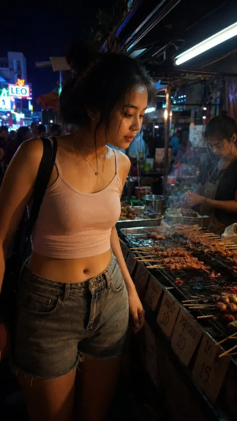 Midnight Bangkok Grill Girl