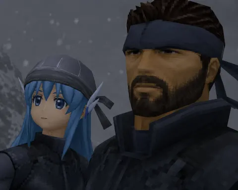 Retro Stealth Duo Snowy Selfie