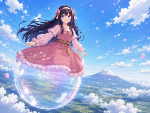 Soap Bubble Girl Fantasy Flight