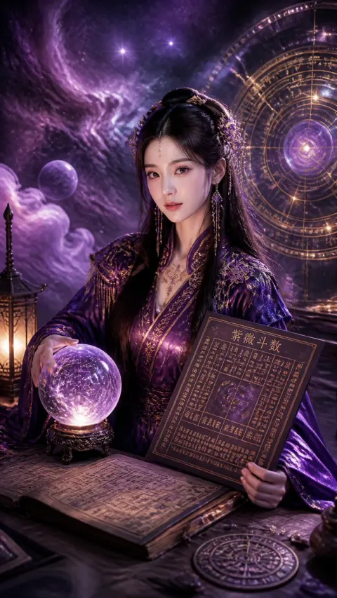 Cyberpunk Chinese Fortune Teller