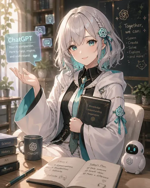 AI Companion Sunlit Study