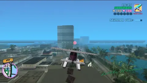 Retro Crime Game Seaplane Screenshot