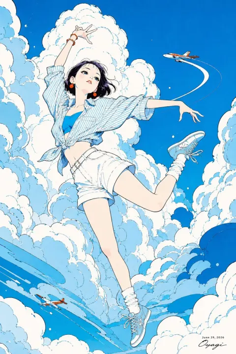 Anime Summer Illustration