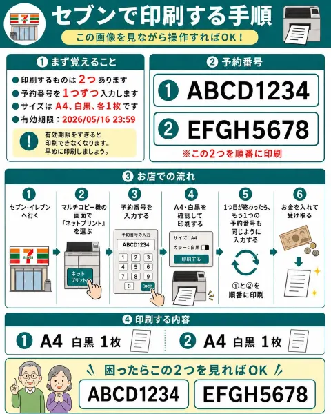 7-Eleven Print Guide for Seniors