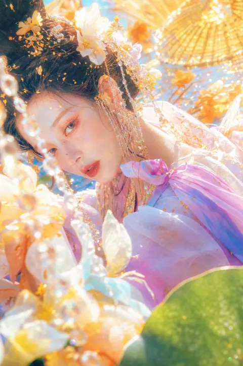 Ethereal Fairy Floral Portrait