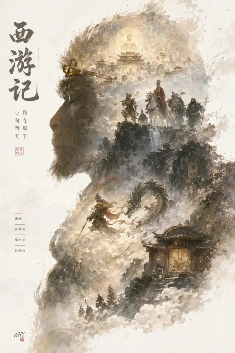 Epic Silhouette Poster Art