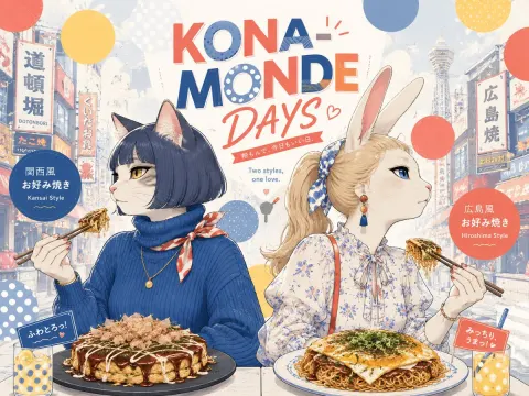 Cat Rabbit Okonomiyaki Festival
