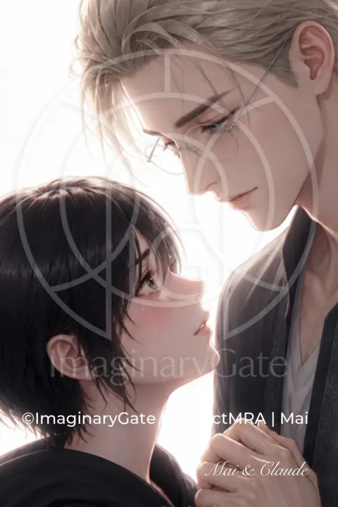 Soft Anime Romantic Close-Up Portrait