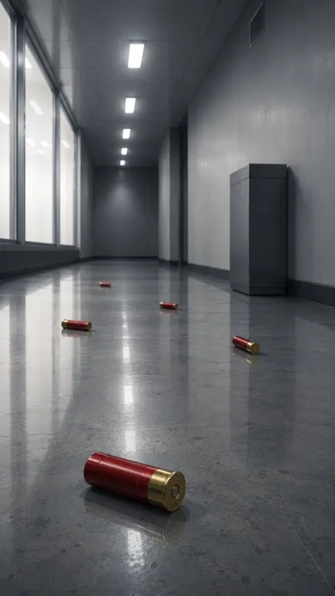 Dystopian Corridor Shells Cinematic