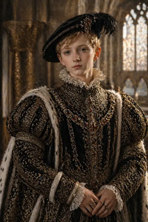 Tudor Aristocrat Boy Portrait