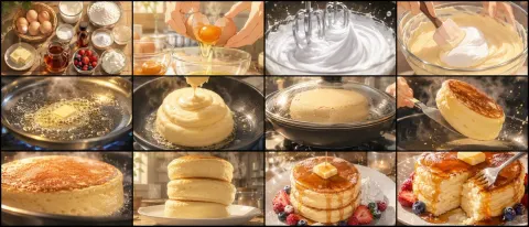 Soufflé Pancake Storyboard