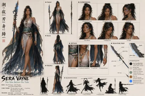 Tide Priestess Character Sheet