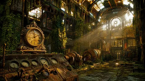 Abandoned Victorian Greenhouse Power Station