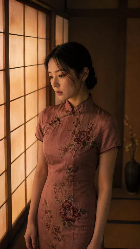 Dusk Qipao Portrait