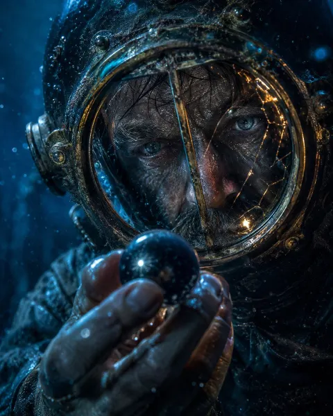 Deep Sea Diver Mysterious Artifact