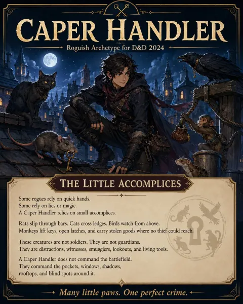 Dark Fantasy Rogue Subclass Poster