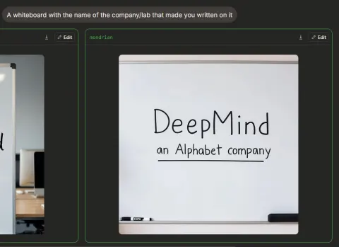 AI Image Comparison Interface