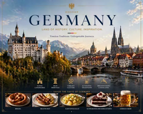 Luxurious Vintage Germany Travel Poster
