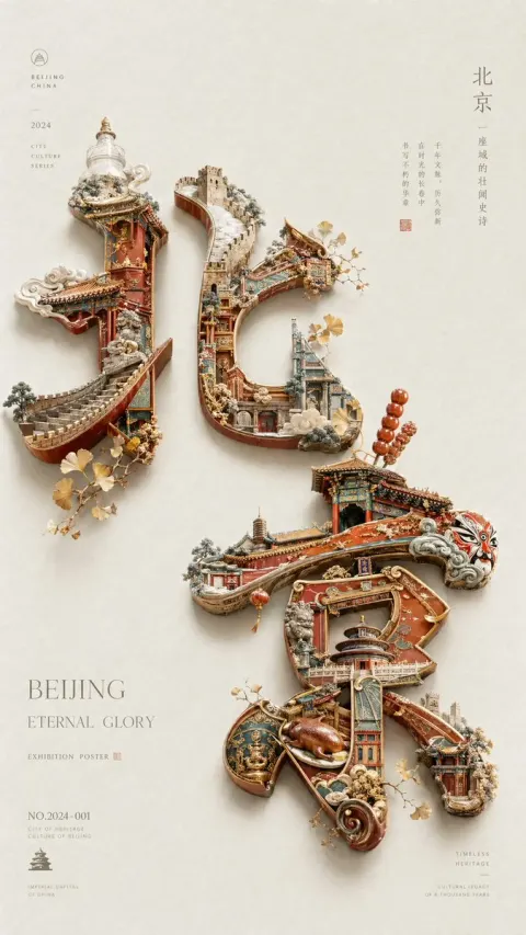 Beijing Cultural Exhibition Poster Design