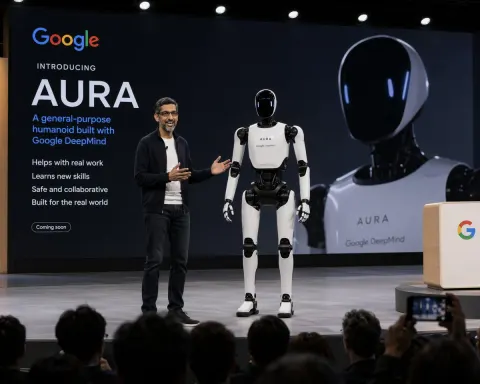 Google Humanoid Robot Keynote Unveil