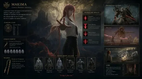 Dark Fantasy Character Build Poster