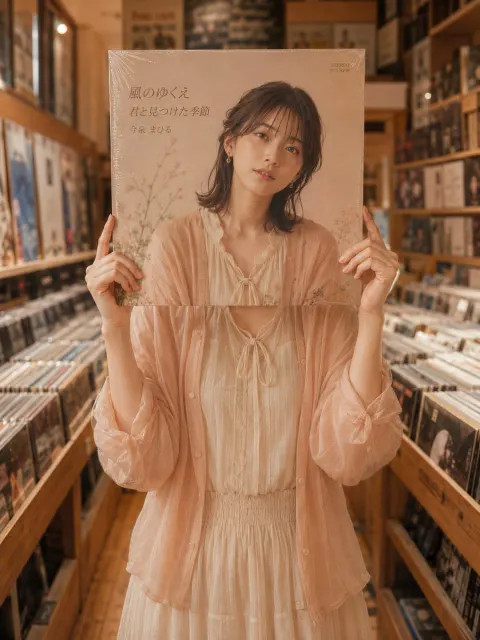 Vinyl Cover Girl Illusion