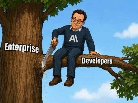 AI Sawing Its Own Branch
