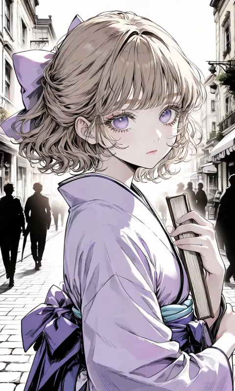 Taisho Romantic Hamster Girl Anime Cover