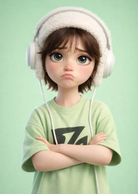 Sulky 3D Cartoon Character Render