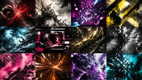 Chaos Energy Abstract Grid