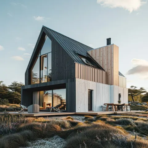 Modern House in Sunny Scottish Highlands