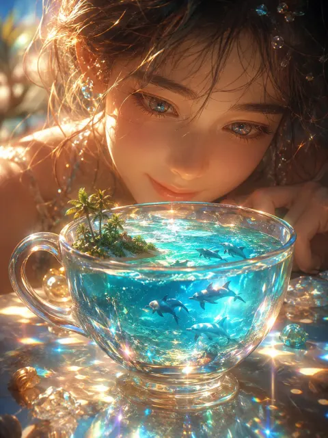 Ocean Dreamscape in a Teacup